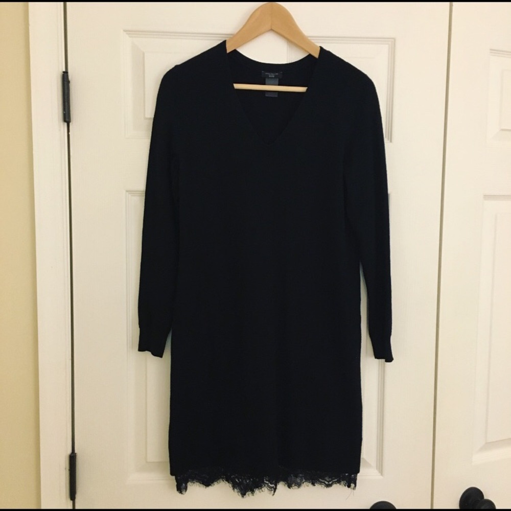 Anne Taylor black fitted dress